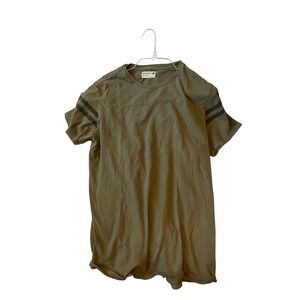 Army Drab Green Retrofit Brand T-Shirt Mens L